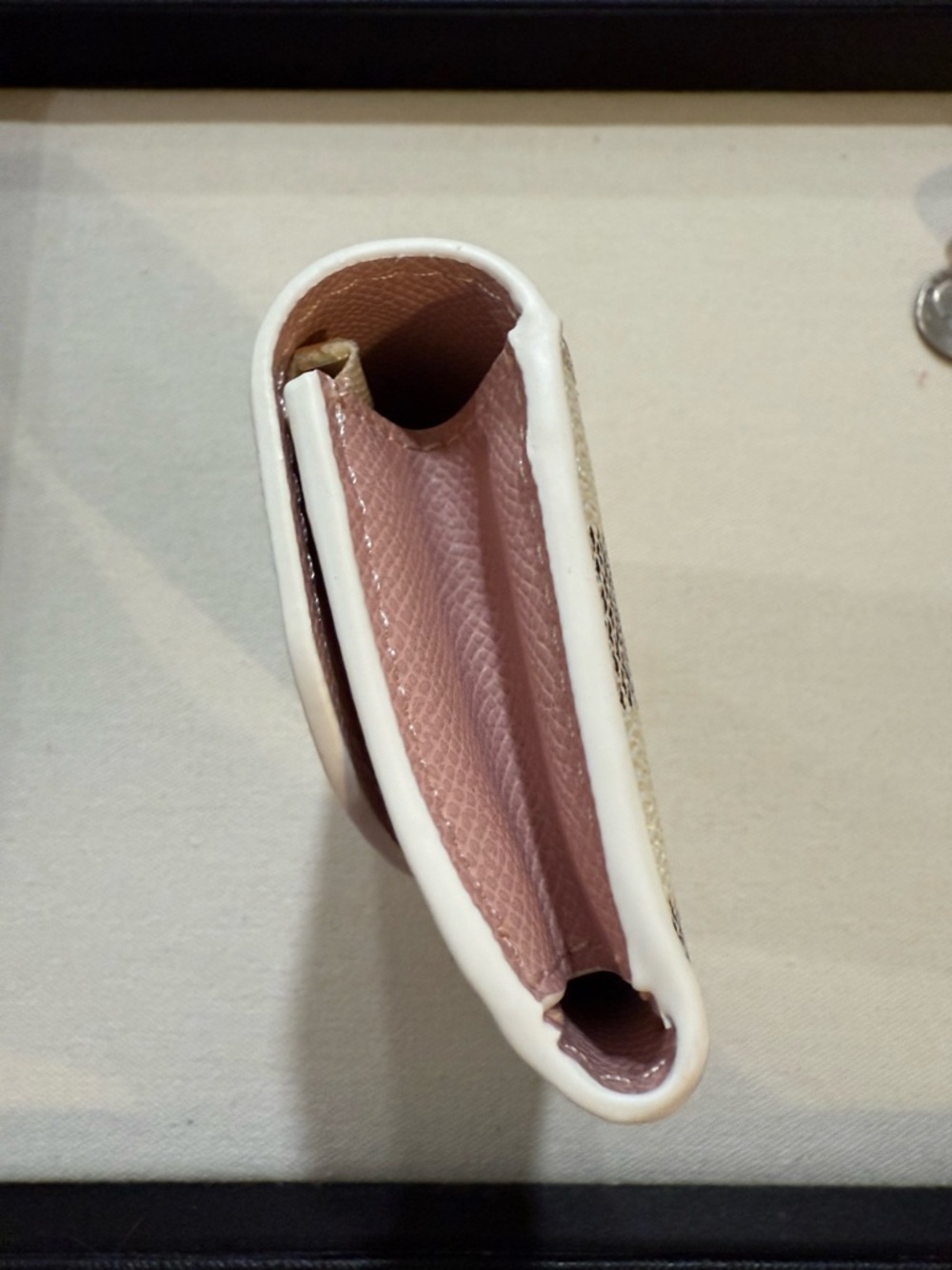 Checkered Compact Wallet - Picture 5 of 7